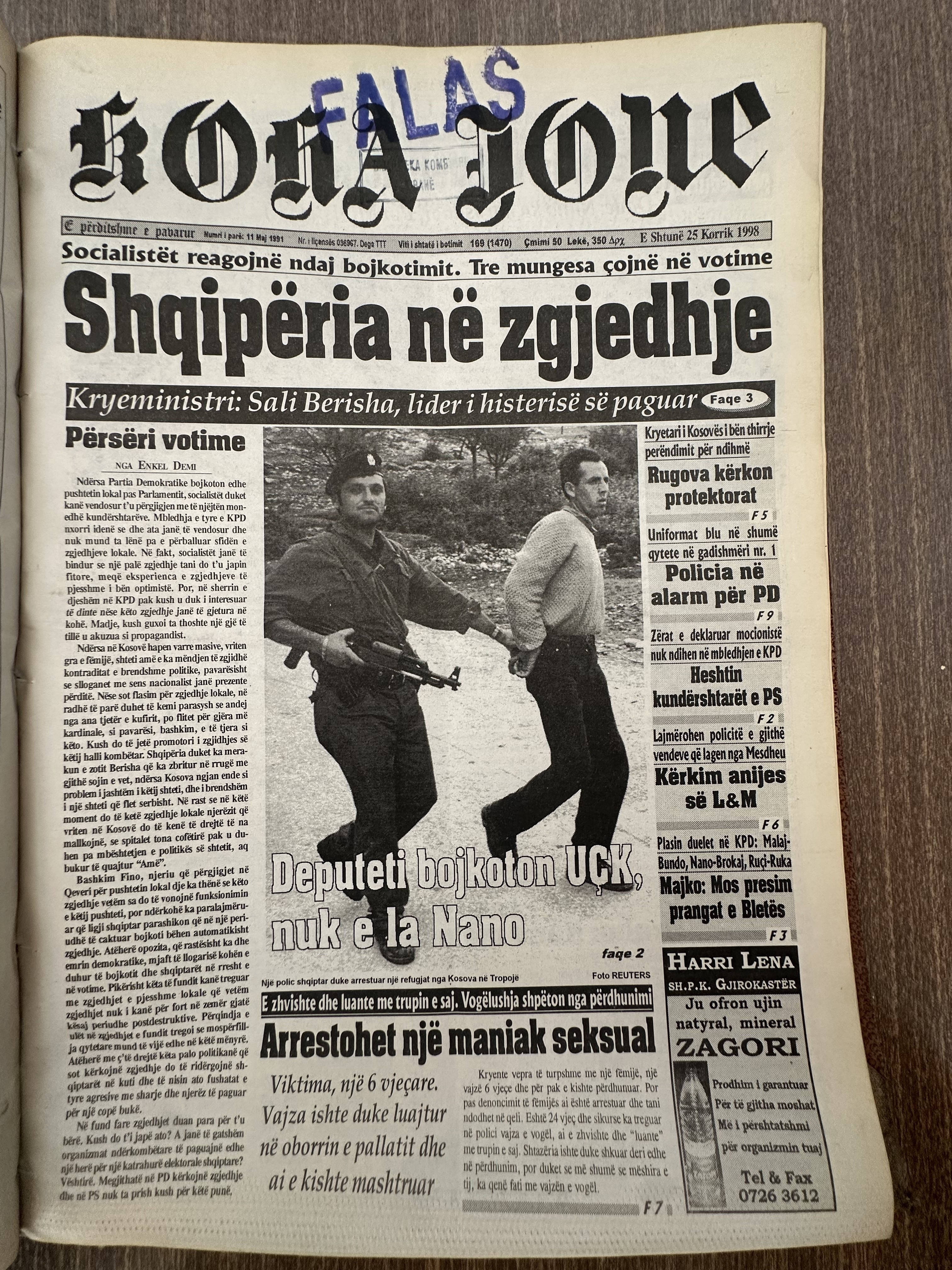 Koha Jonë 1998-07-25
